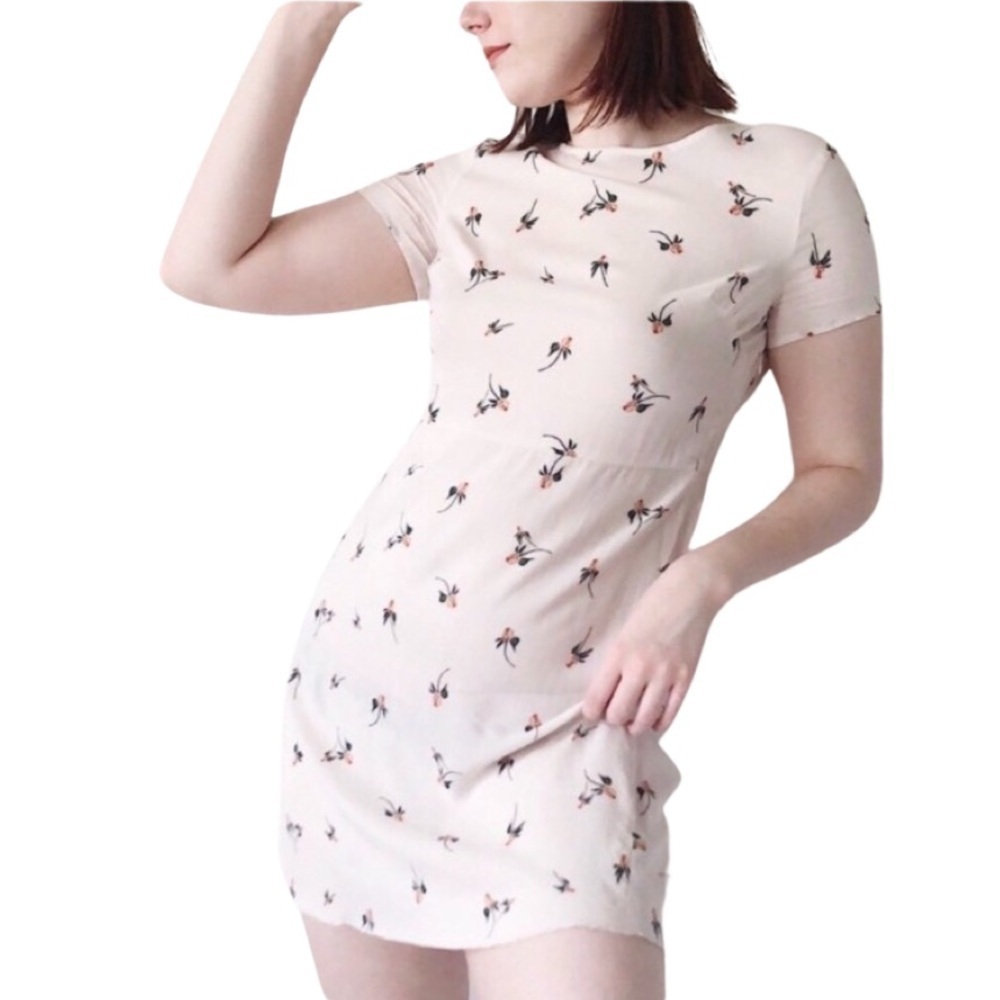FREE PEOPLE Delicate Floral Print Dress
